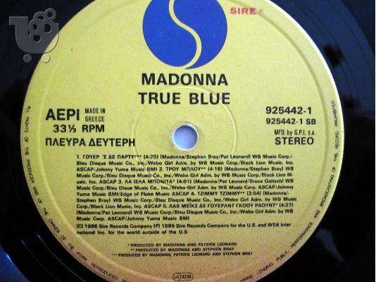 Madonna - True Blue (Greek Edition) Βινυλιο